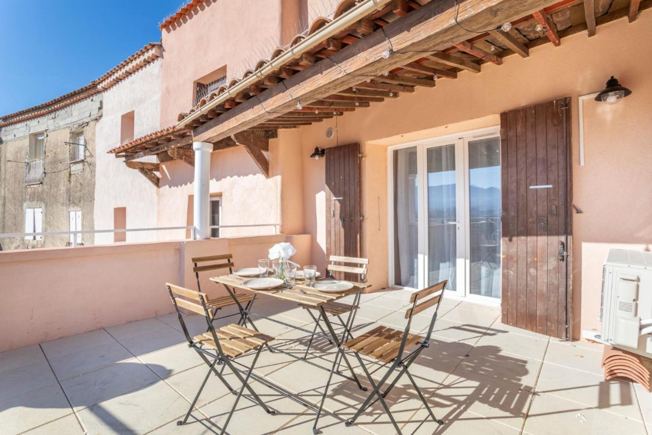 Mont Ventoux - Terrasse - Vue Degagee - Linge De Qualite - Fibre - Confort Gardanne Exterior photo